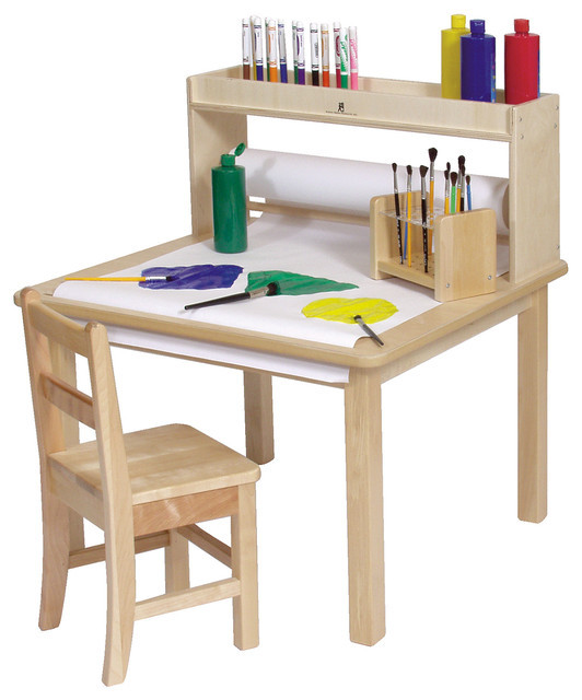 Kids Arts And Craft Tables
 Steffywood Kids Craft Creativity Desk Wooden Art Table