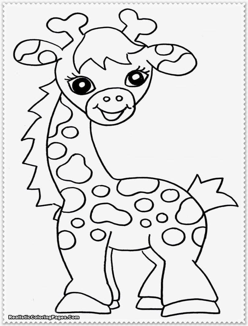 Kids Coloring Pages Animals
 Baby Safari Coloring Pages