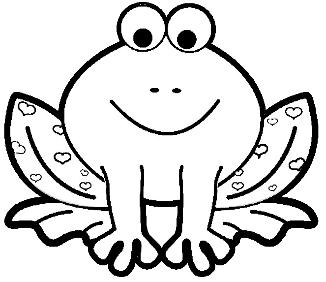 Kids Coloring Pages Animals
 Frog Animal Coloring Pages For Kids