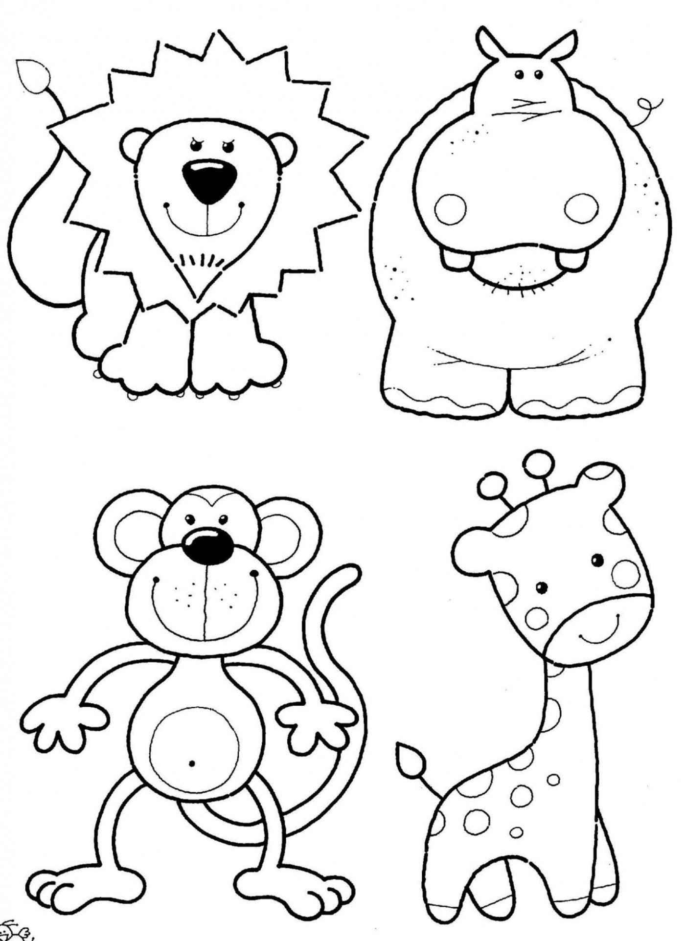 Kids Coloring Pages Animals
 Animal Coloring Pages 14