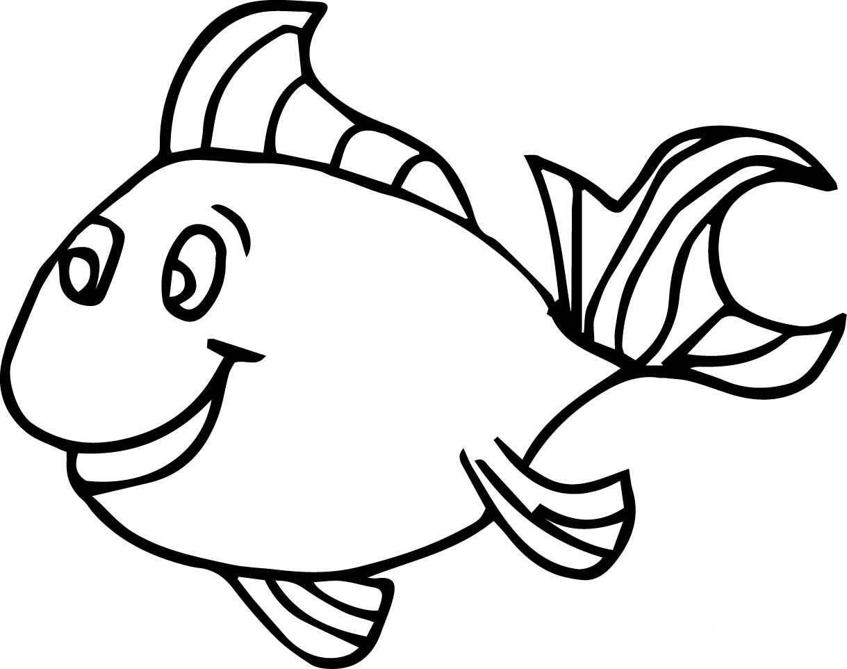 Kids Coloring Pages Fish
 Fish Coloring Pages For Kids Preschool and Kindergarten