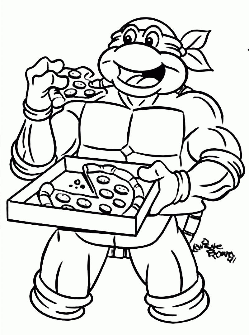 Kids Coloring Pages Pdf
 Ninja Turtles Coloring Pages Pdf Coloring Home