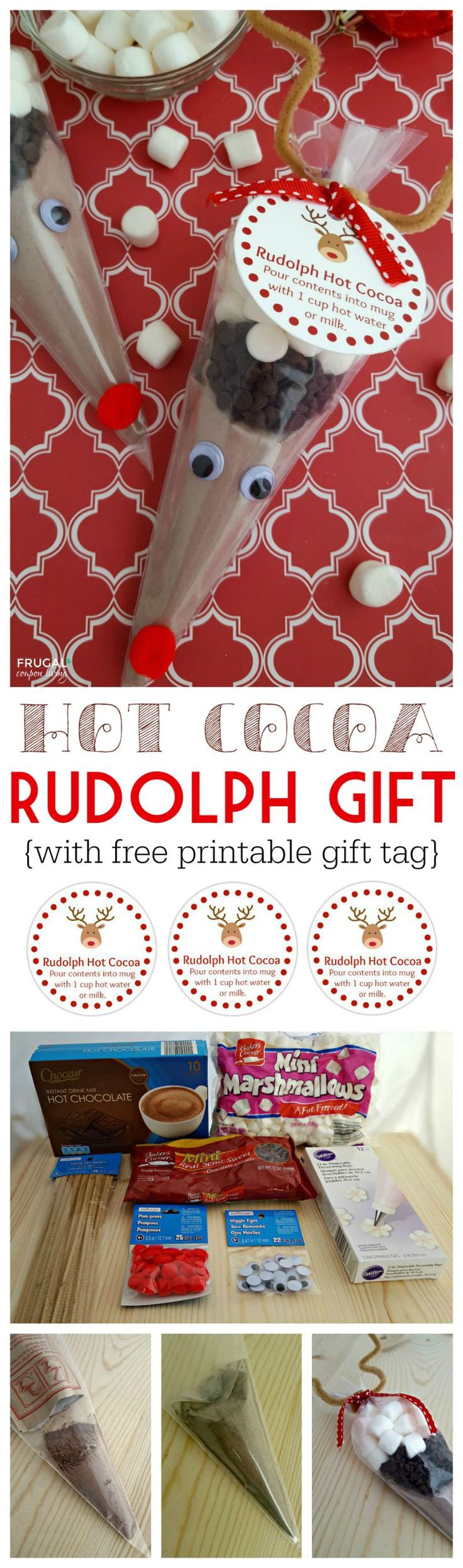 Kids Cooking Gift Ideas
 Rudolph Hot Cocoa FREE Printable Gift Tag Recipe