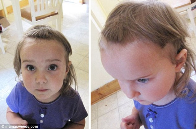 Kids Cut Their Hair
 Parents share funny photos of kids who cut their own hair