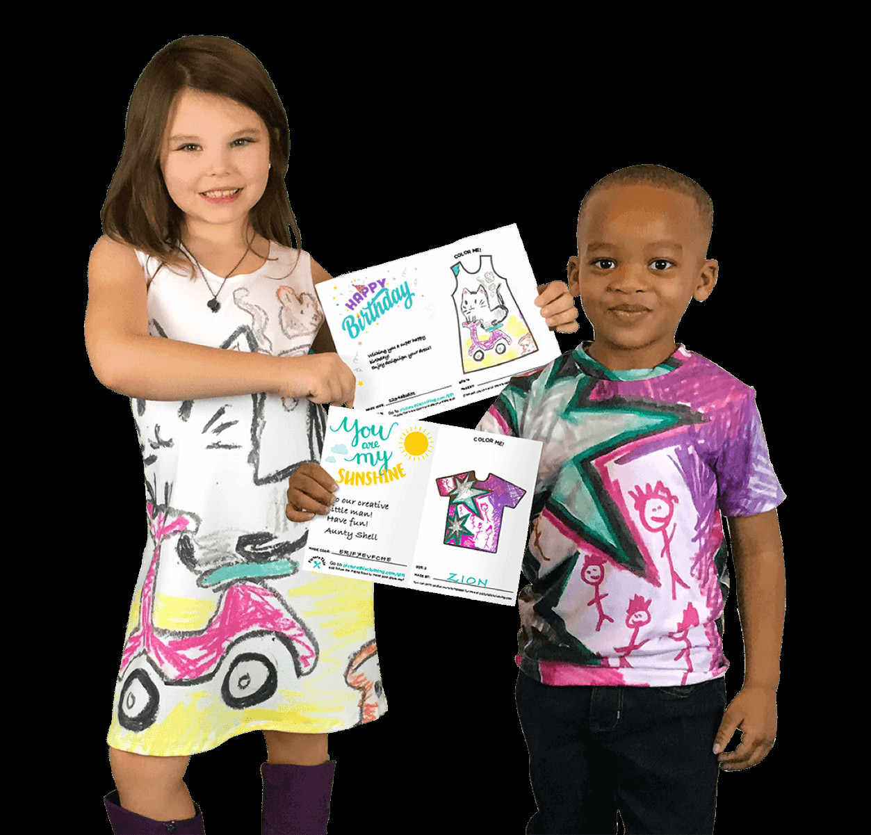 Kids Design Their Own Dress
 Wear Your Imagination Picture This Clothing