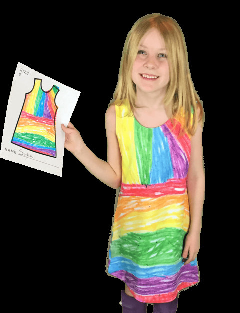 Kids Design Their Own Dress
 swissmiss