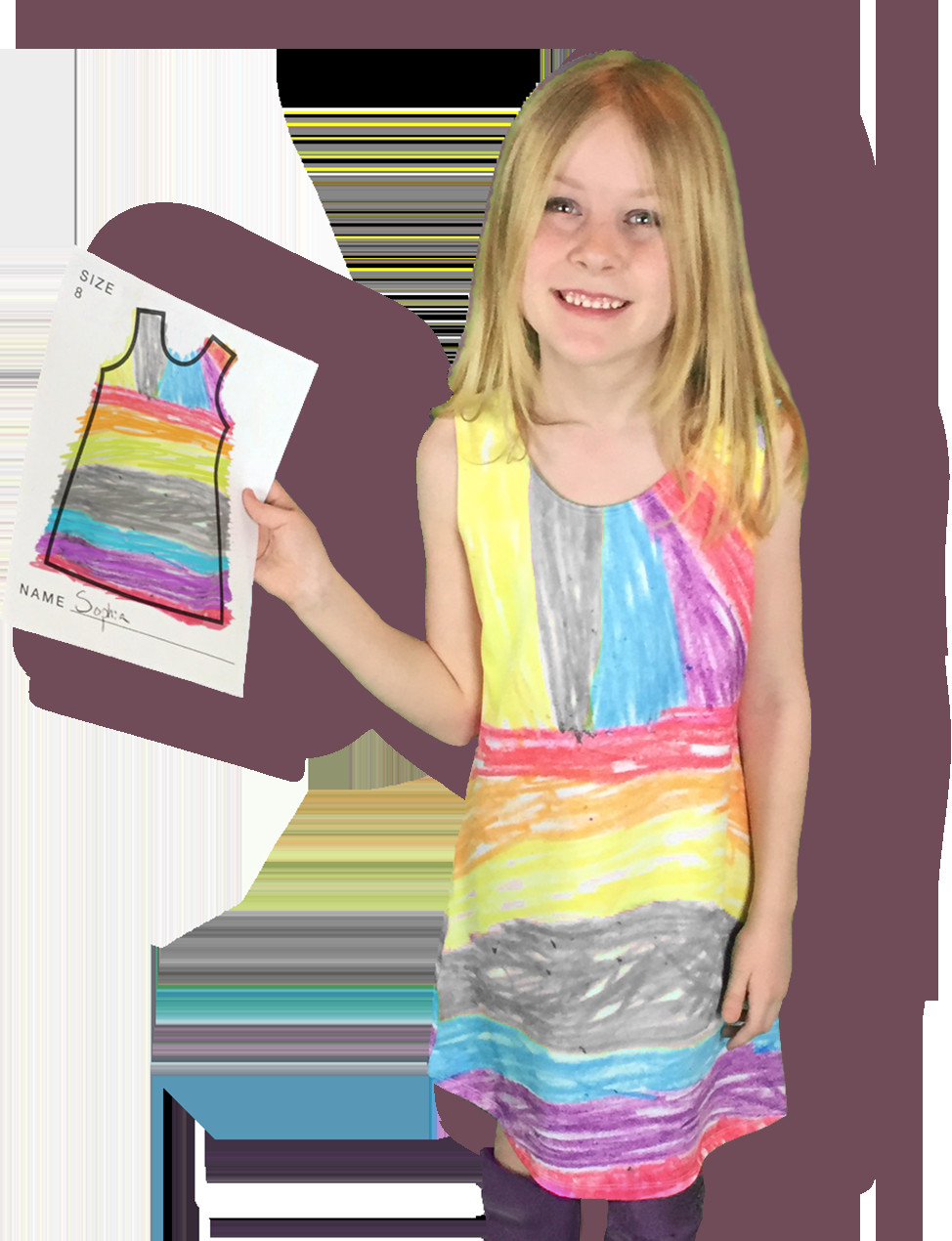Kids Design Their Own Dress
 Picture This Lets Your Kid Design Her Own Dresses