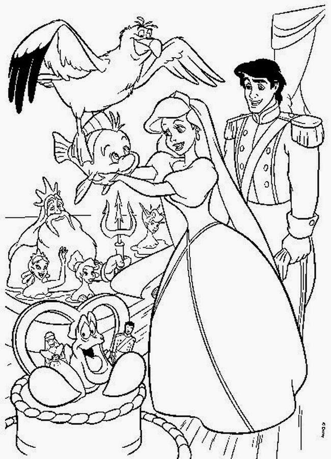 Kids Disney Coloring Pages
 7 Disney Princess Christmas Coloring Pages – Free