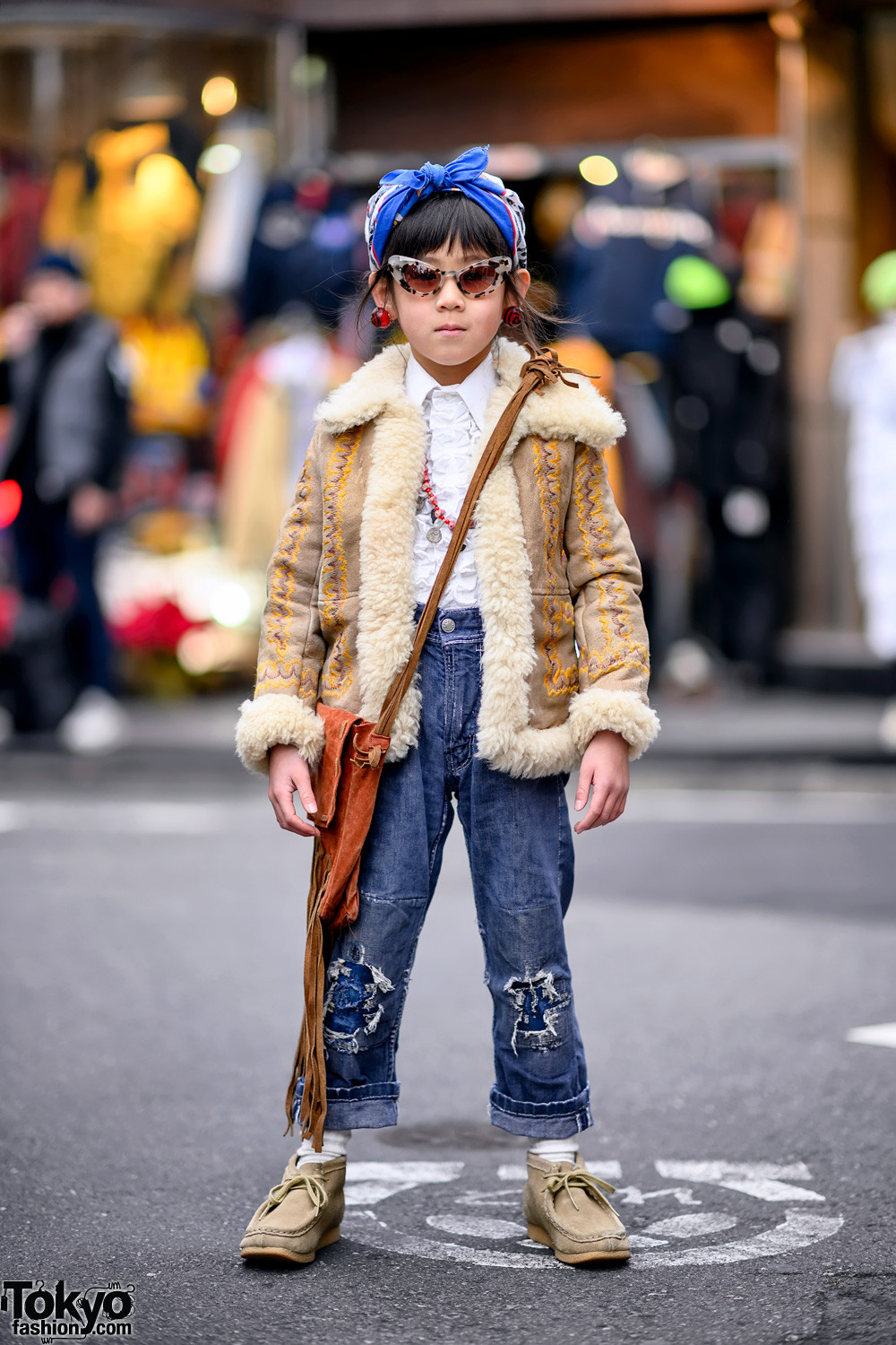 Kids Fashion Com
 6 Year Old Harajuku Girl in 1950s and 1970s Vintage Kids