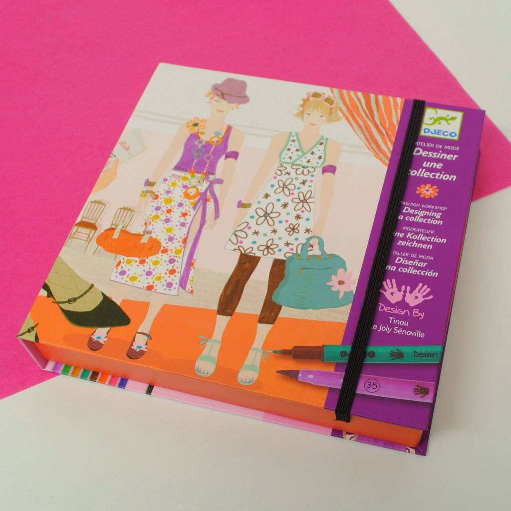 Kids Fashion Design Kit
 personalised fashion workshop design kit by harmony at