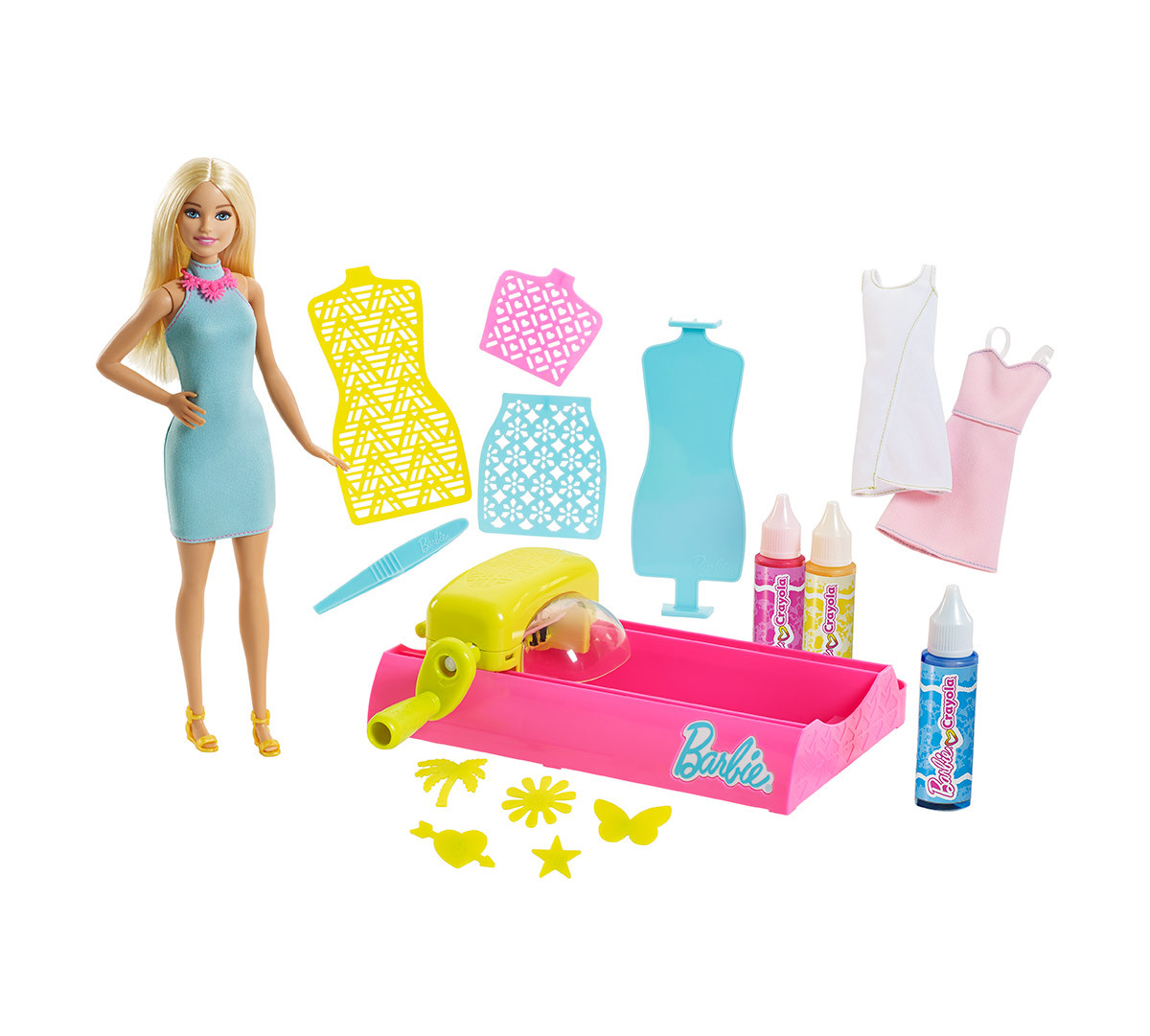 Kids Fashion Kit
 Barbie Crayola Color Magic Station Doll & Washable Paint
