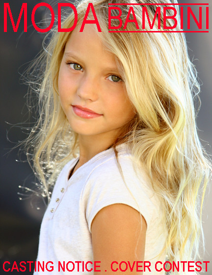 Kids Fashion Magazine
 Kids Modeling and Acting Blog Moda Bambini Magazine Cover