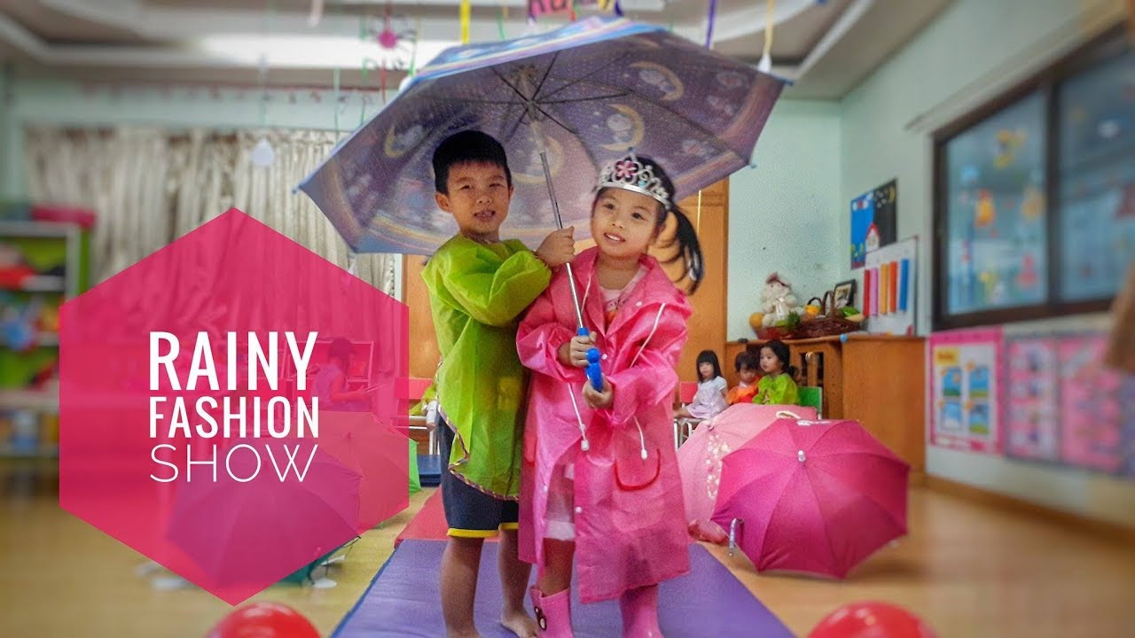 Kids Fashion Show
 Kids Fashion Show Rainy Theme Preschool Kids
