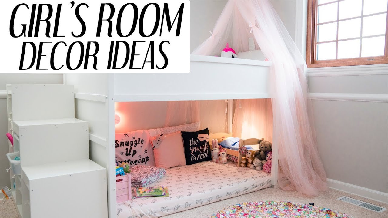 Kids Girl Bedroom Ideas
 Kids Room Decor Ideas For Girls l xolivi