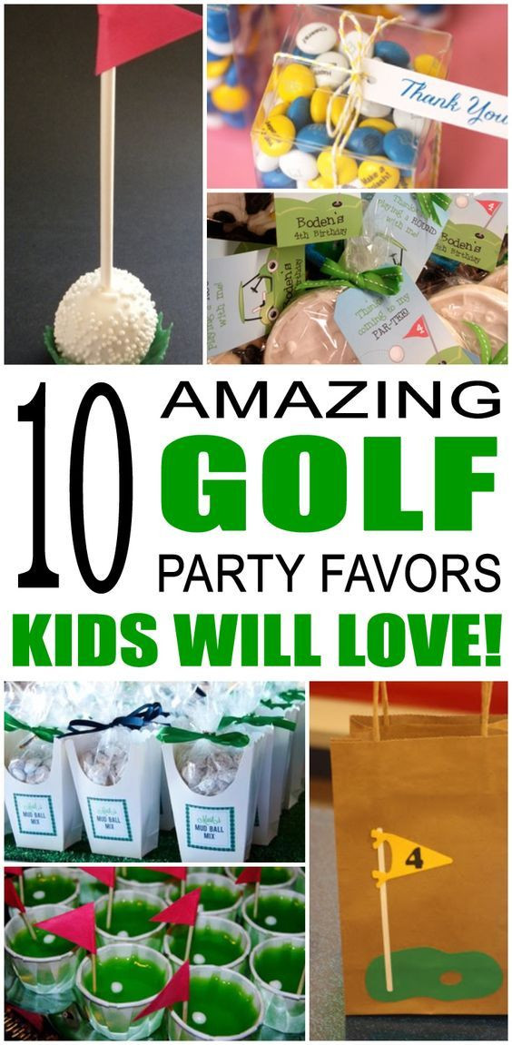 Kids Golf Party
 The 25 best Golf party favors ideas on Pinterest