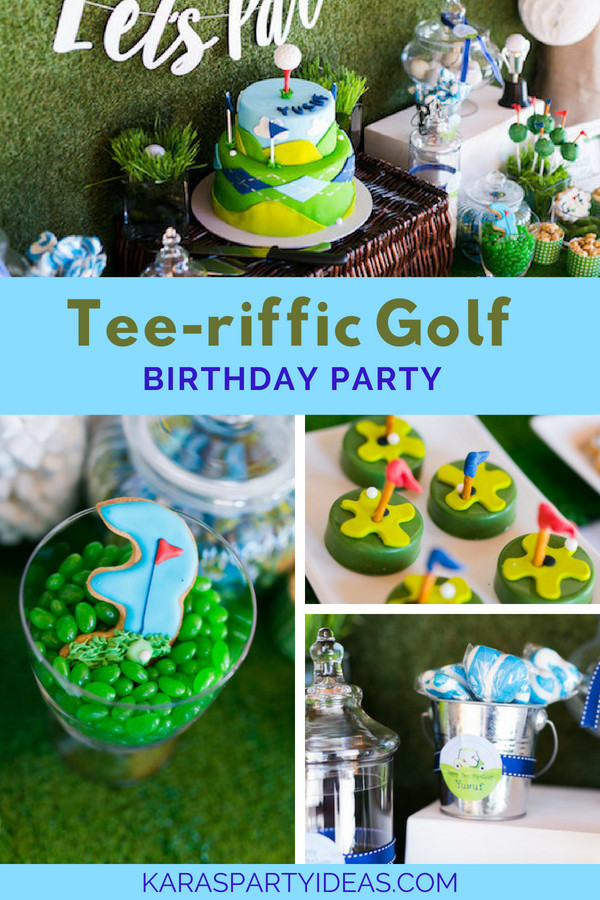 Kids Golf Party
 Kara s Party Ideas Tee riffic Golf Birthday Party