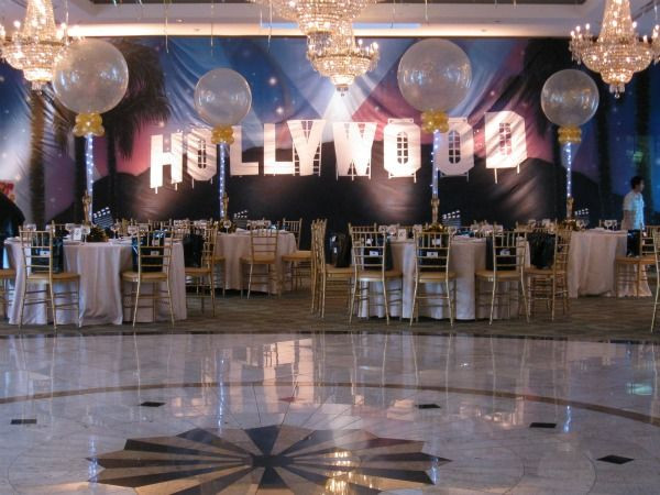 Kids Hollywood Party
 Hollywood Theme Decorations from Balloon Artistry