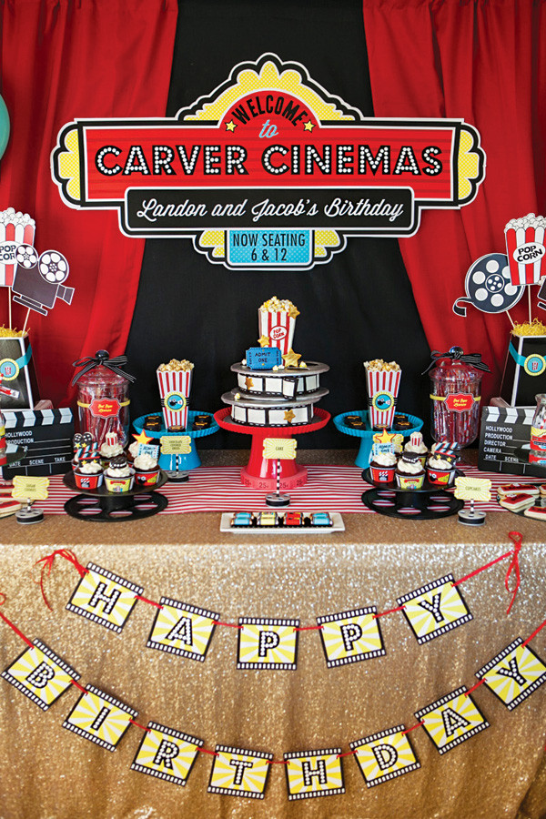 Kids Hollywood Party
 Lights Camera Birthday A Hollywood Movie Party