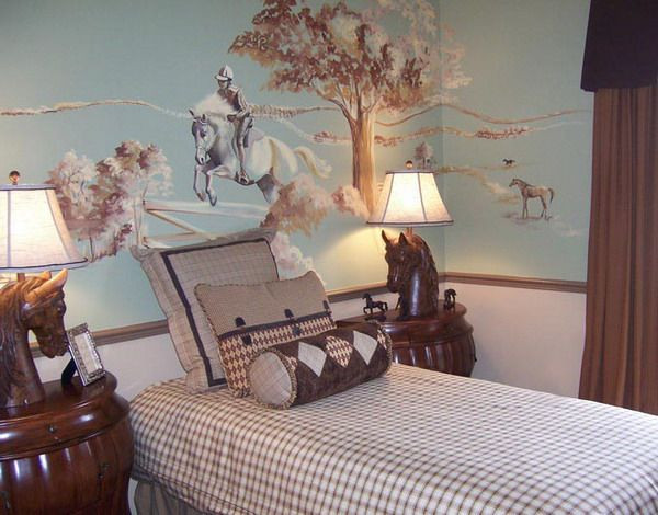 Kids Horse Decor
 26 Equestrian Themed Bedrooms for Horse Crazy Girls of All