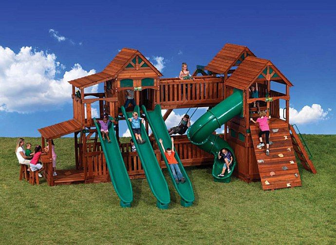 Kids Outdoor Playground Sets
 Unique design backyard swing sets for kids