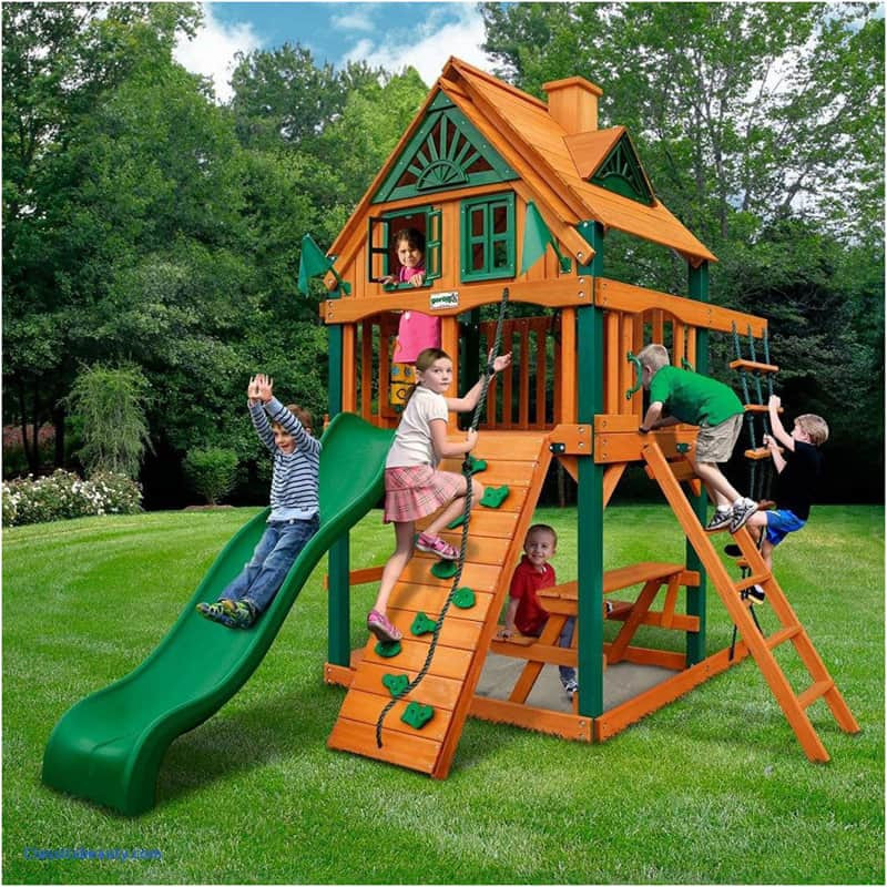 Kids Outdoor Playground Sets
 DIY Swing Sets And Slides For Amazing Playgrounds
