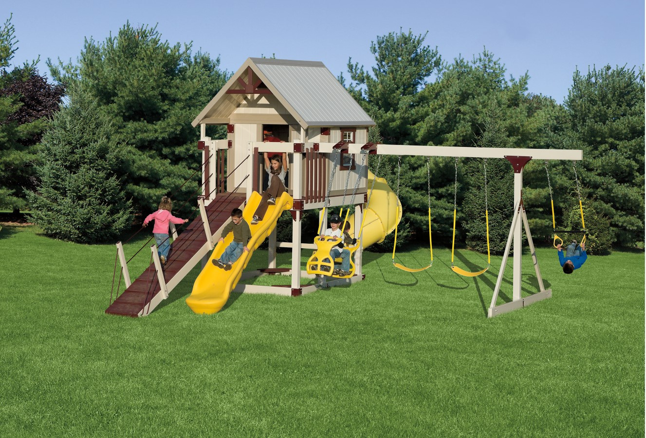 Kids Outdoor Playground Sets
 Kid s Outdoor Playsets & Swing Sets
