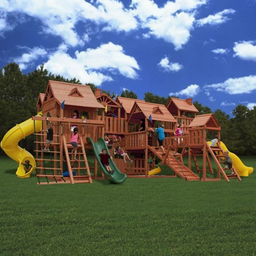 Kids Outdoor Playground Sets
 This would be amazing to have for my children and their