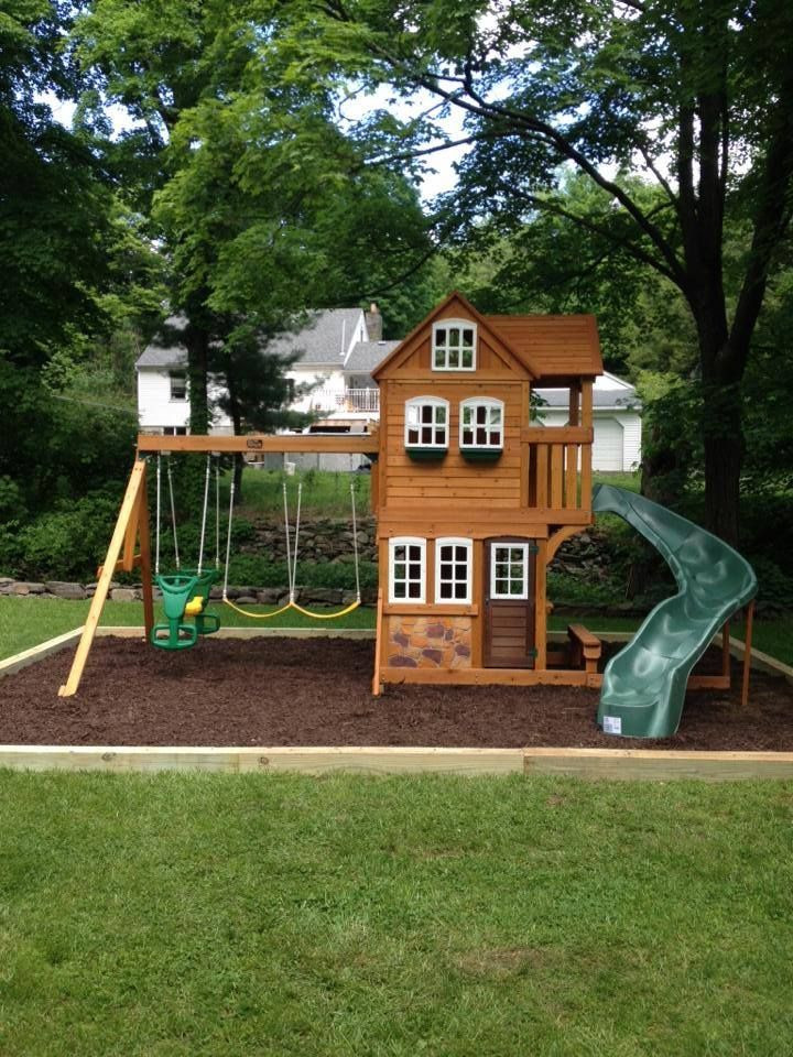Kids Outdoor Playground Sets
 169 best images about Playground sets sandbox ideas kids