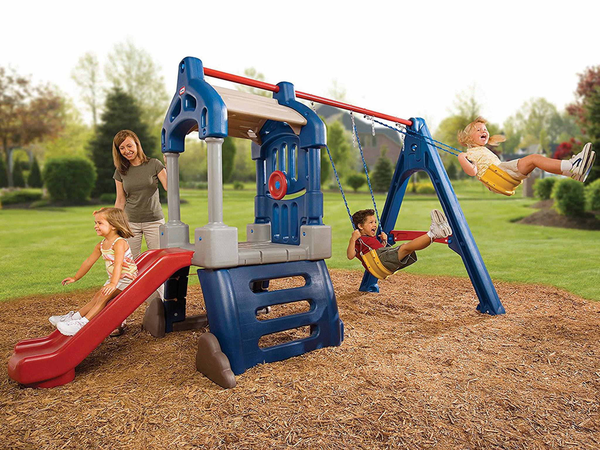 Kids Outdoor Playground Sets
 9 best children s swing sets and climbing frames