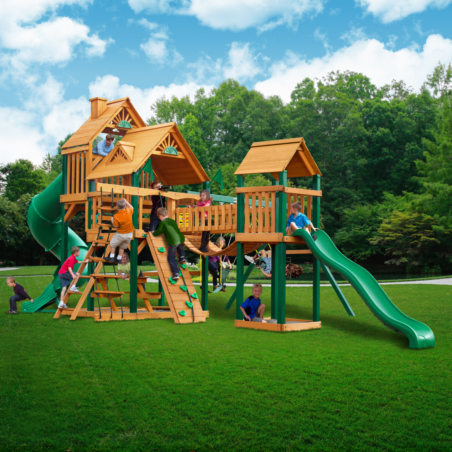 Kids Outdoor Playsets
 Decorating Awesome Gorilla Swing Sets For Kids Play Yard