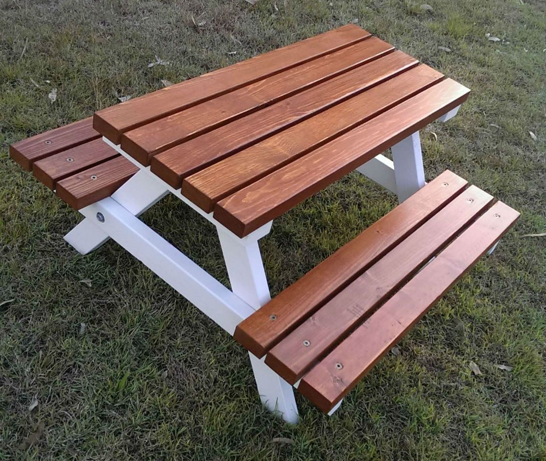 Kids Outdoor Table And Chair
 1 5 years Quality Handmade Kid s Timber Picnic Table