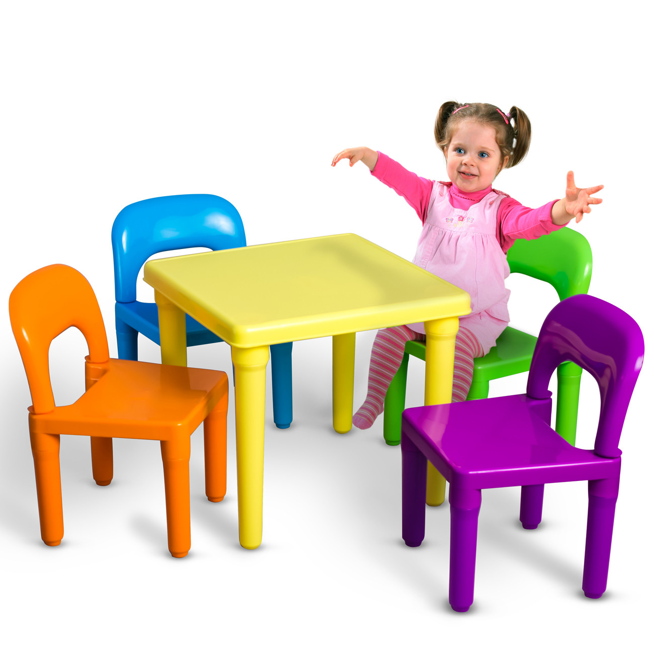 Kids Outdoor Table And Chair
 Kids Table and Chairs Play Set Toddler Child Toy Activity