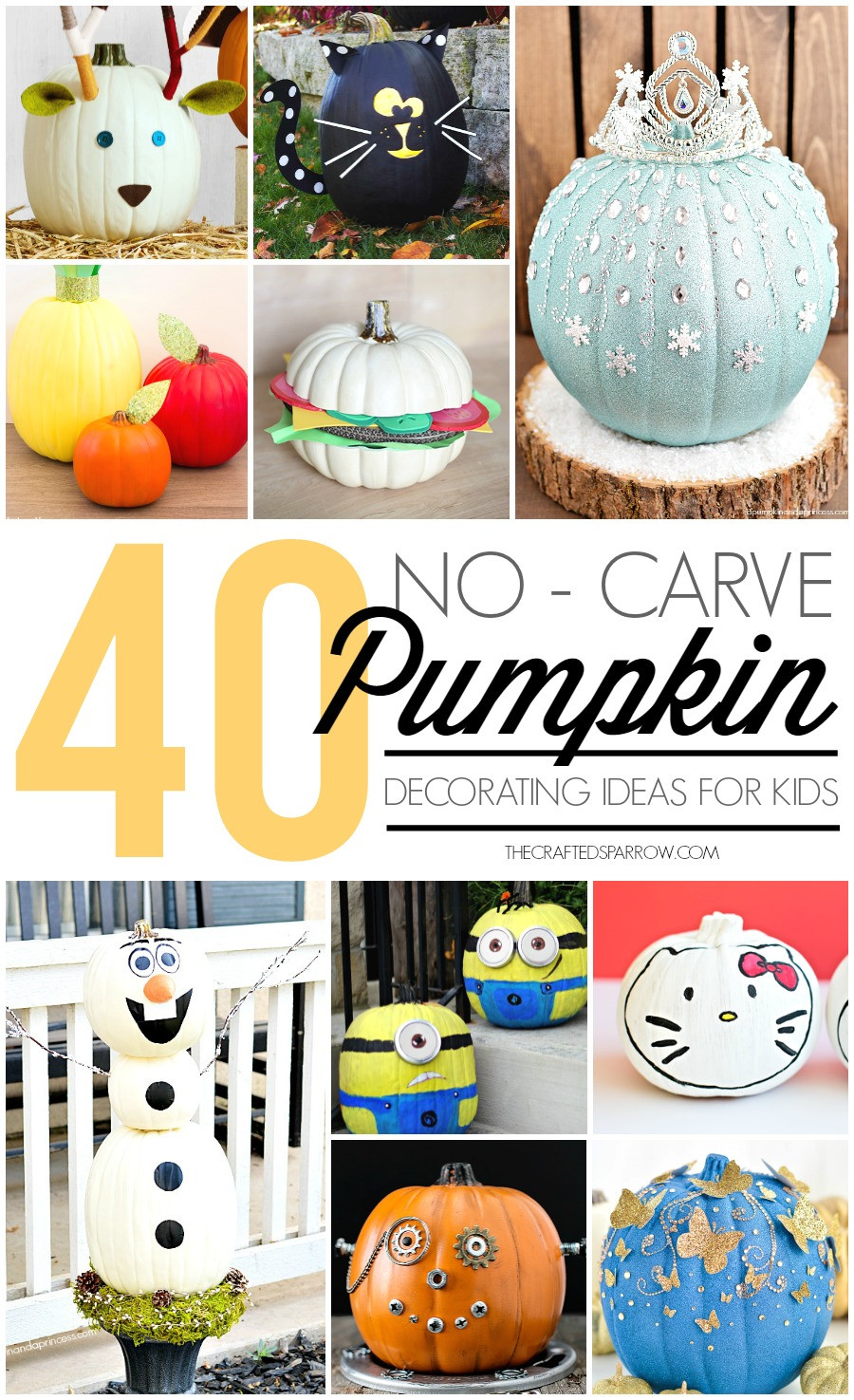 Kids Pumpkin Decorating Ideas
 The Creative Collection Link Party
