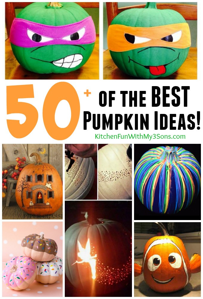 Kids Pumpkin Decorating Ideas
 50 of the BEST Pumpkin Decorating Ideas Kitchen Fun