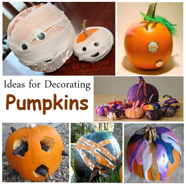 Kids Pumpkin Decorating Ideas
 20 Pumpkin Activities for Kids