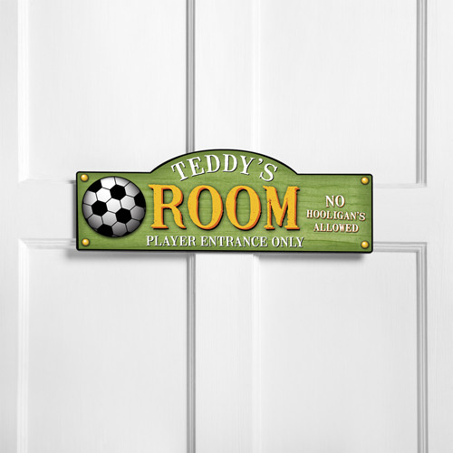 Kids Room Sign
 Personalized Kids Room Sign Kick It Up Personalized Room