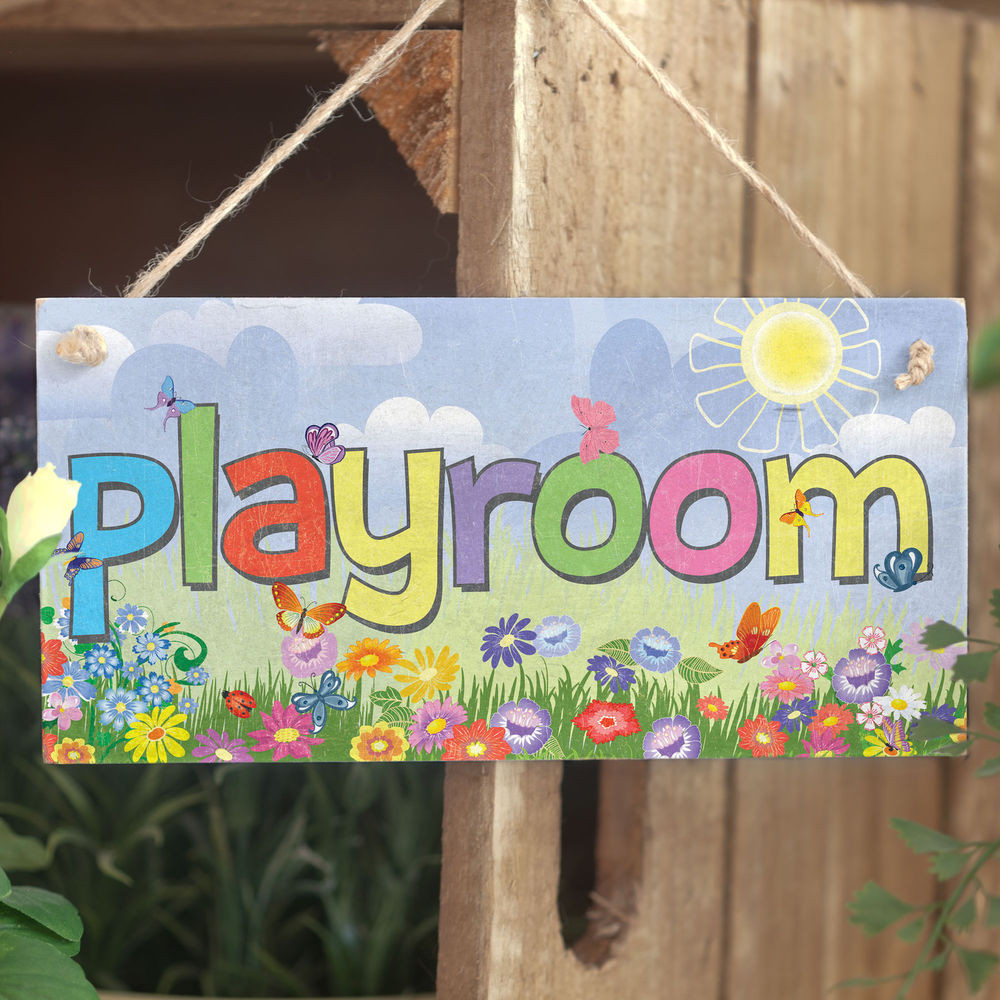 Kids Room Sign
 Playroom Handmade Colourful Children s Kid s Play Room