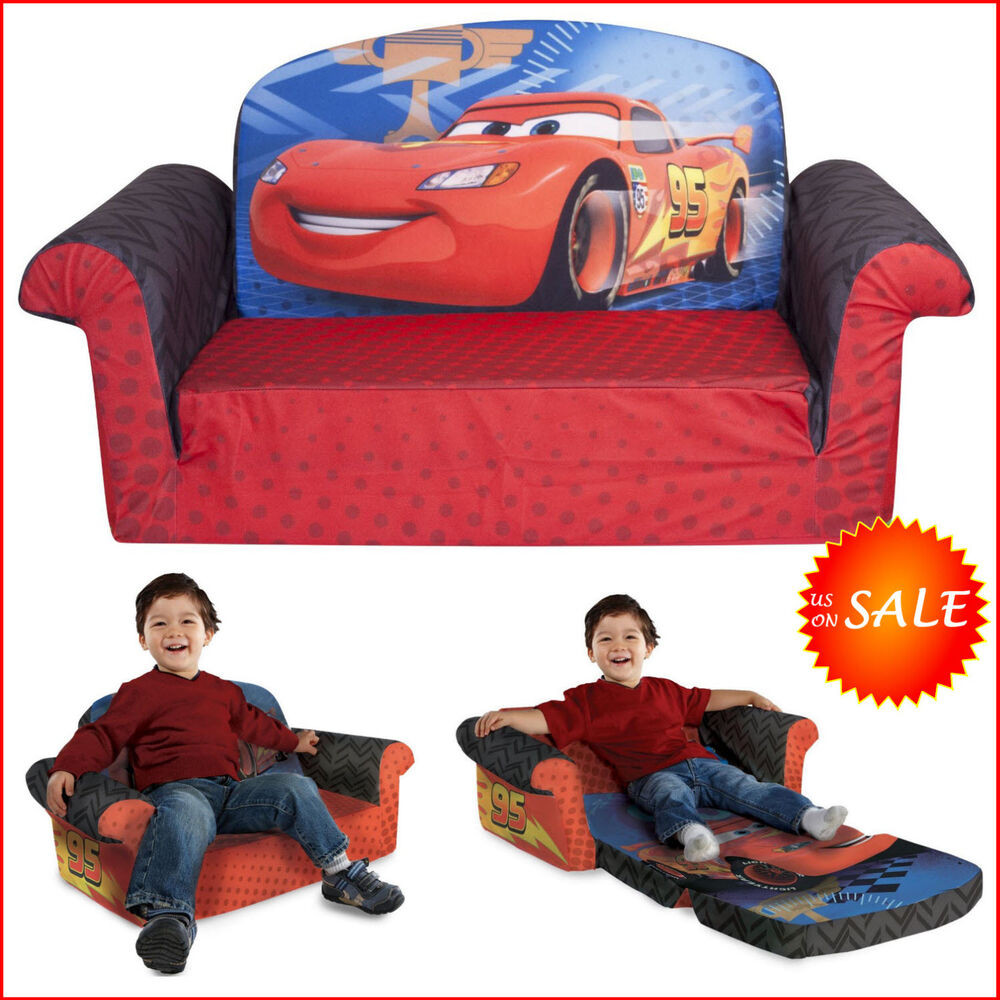 Kids Sofa And Chair
 Disney Car 2in1 Flip Sofa Bed Kids Toddler Boy Sleeper