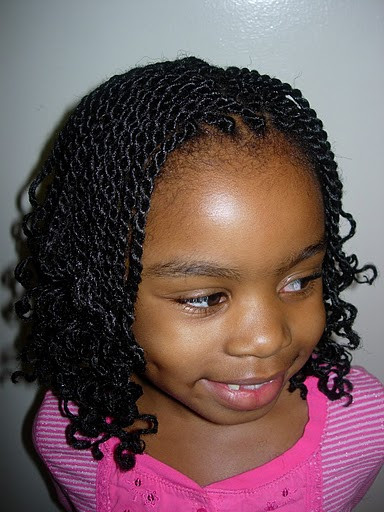 Kids Twist Hairstyle
 kinky twists hairstyle African American little girls