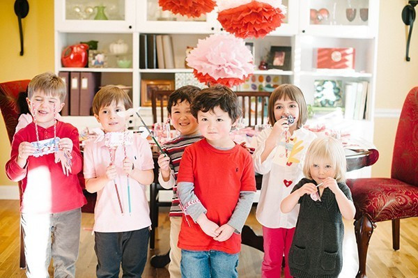 Kids Valentines Party
 a super fun valentines party for kids The Handmade Home