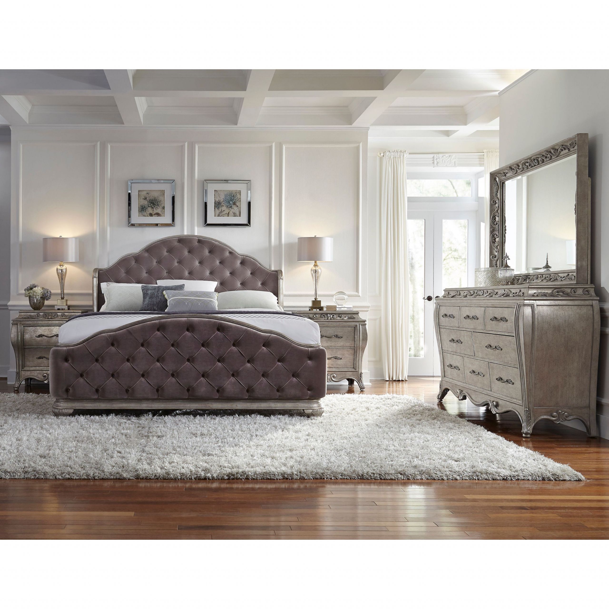 King Size Master Bedroom Sets
 Anastasia 5 piece King size Bedroom Set