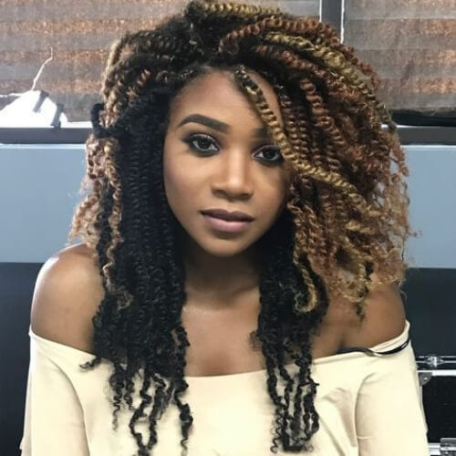 Kinky Braids Hairstyle
 30 Kinky Twist Hairstyles for Style & Protection