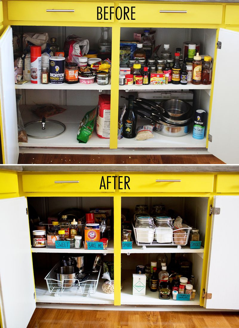 Kitchen Organizers Cabinets
 Get Organized Kitchen Cabinets – A Beautiful Mess