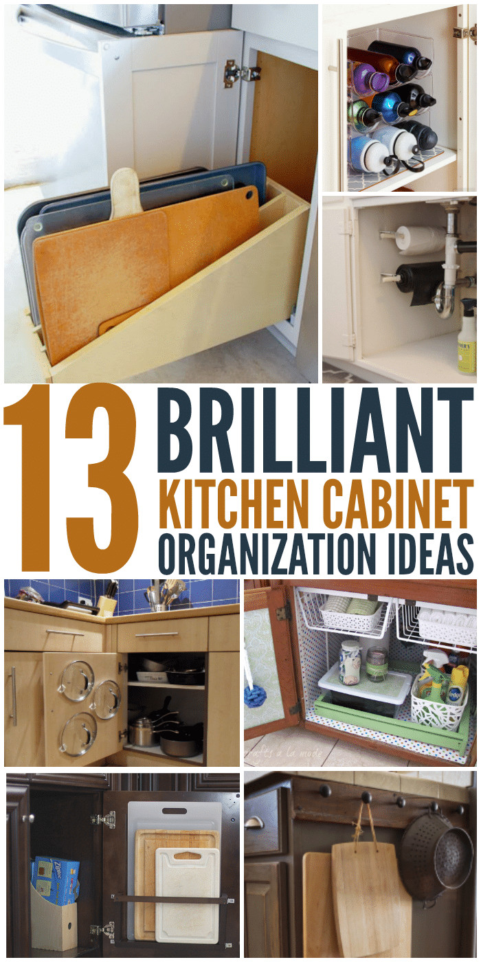 Kitchen Organizers Cabinets
 Kitchen Hack Storing Plastic Grocery Bags