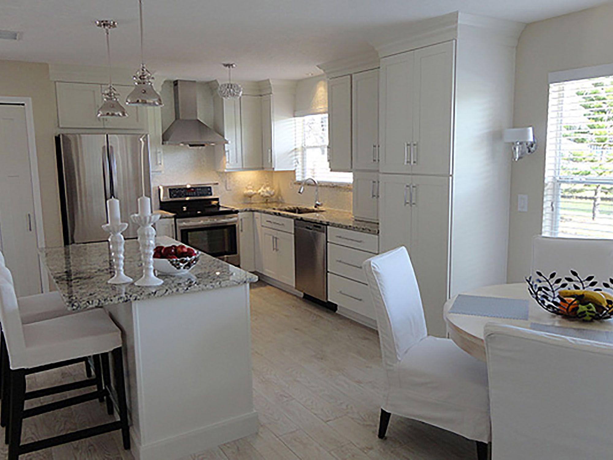 Kitchen Remodeling White Cabinets
 Shaker White Painted Cabinets Florida Kitchen s