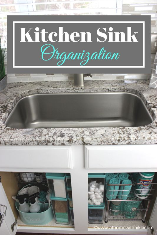 Kitchen Sink Organizer Ideas
 How to Organize Under the Kitchen Sink