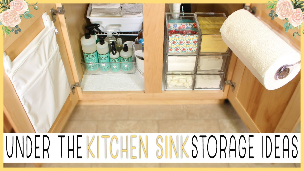 Kitchen Sink Organizer Ideas
 UNDER THE KITCHEN SINK STORAGE IDEAS Shirlee Alicia