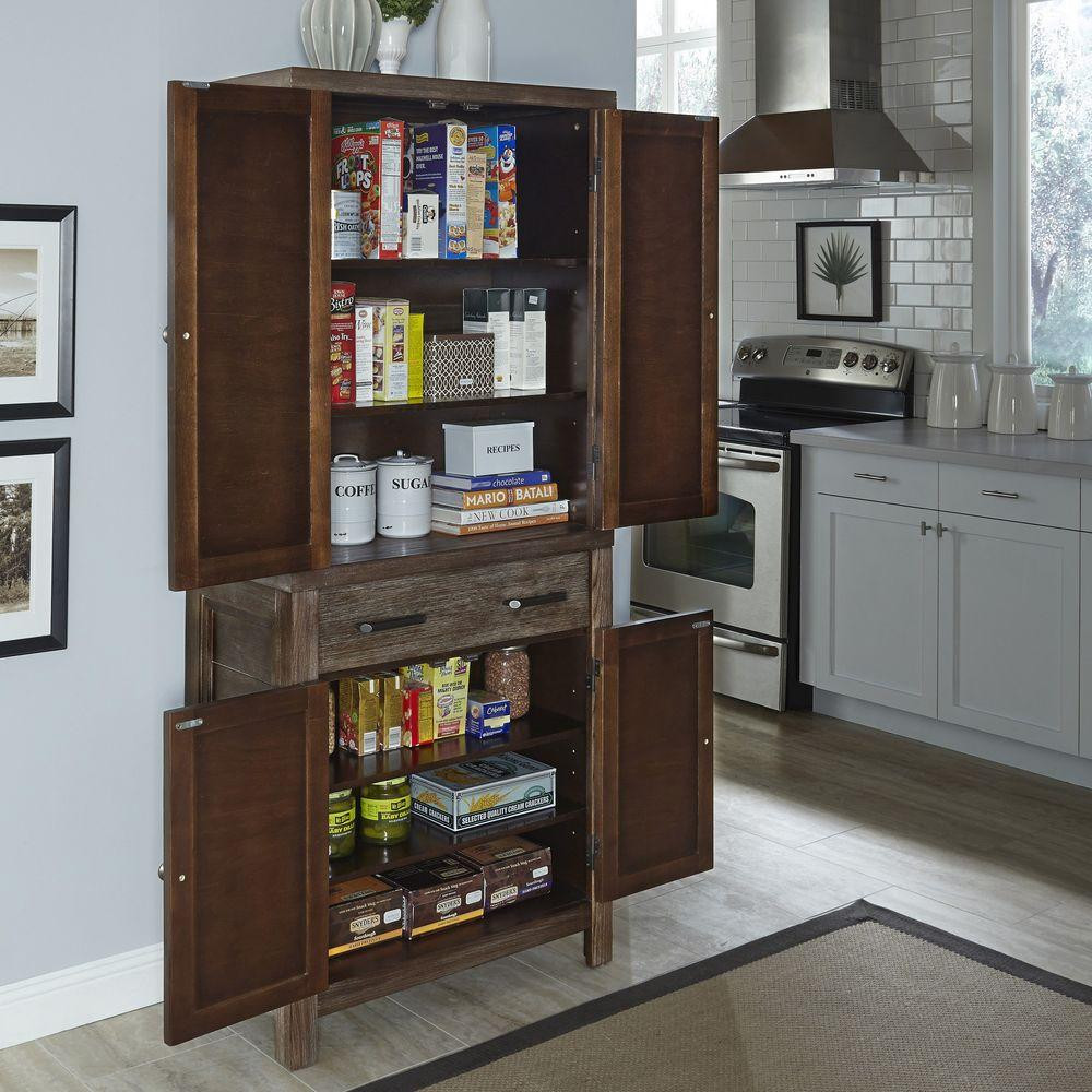 Kitchen Storage Pantry
 Home Styles Barnside Weather Aged Food Pantry 5516 65