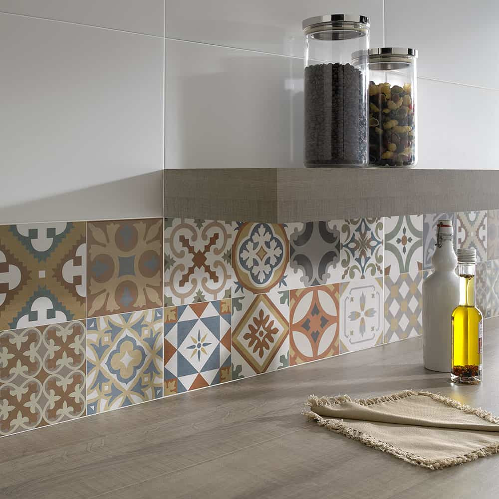 Kitchen Wall Tile Design
 Top 15 Patchwork Tile Backsplash Designs for Kitchen