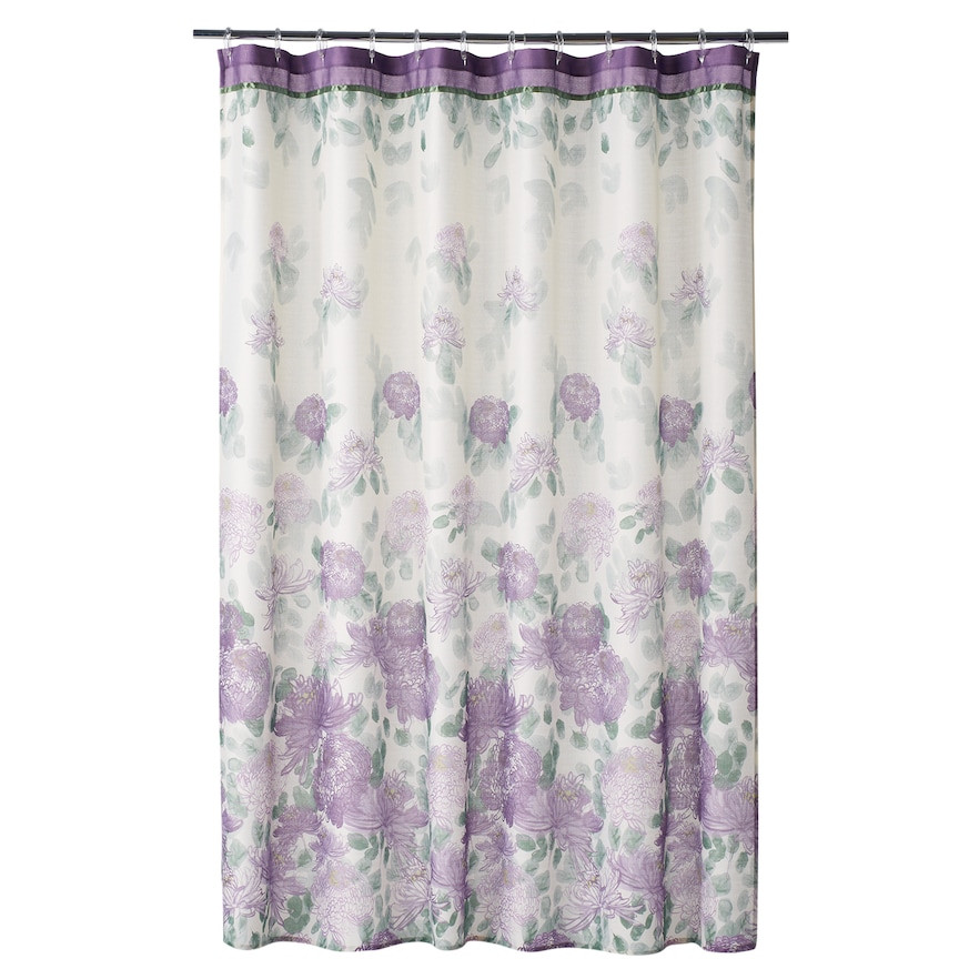 Kohls Bathroom Shower Curtains
 Floral Liner Shower Curtain